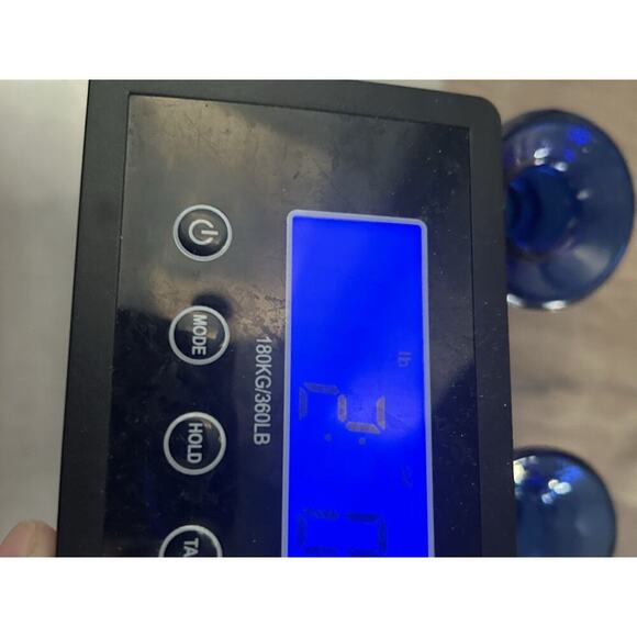 3 Vintage Pier 1 Imports Cobalt Blue Pillar Candle Holder or Vase Recycled Glass - Picture 13 of 13